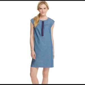 SALE!! Vineyard Vines Blue Chambray Shirt Dress 6